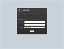 Tablet Screenshot of correoweb.pangea.org
