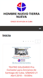 Mobile Screenshot of hombrenuevotierranueva.pangea.org