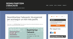 Desktop Screenshot of desmilitaritzem.blog.pangea.org
